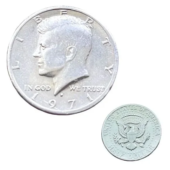RARE COIN 1971-D JOHN F. KENNEDY HALF DOLLAR - Picture 10 of 16
